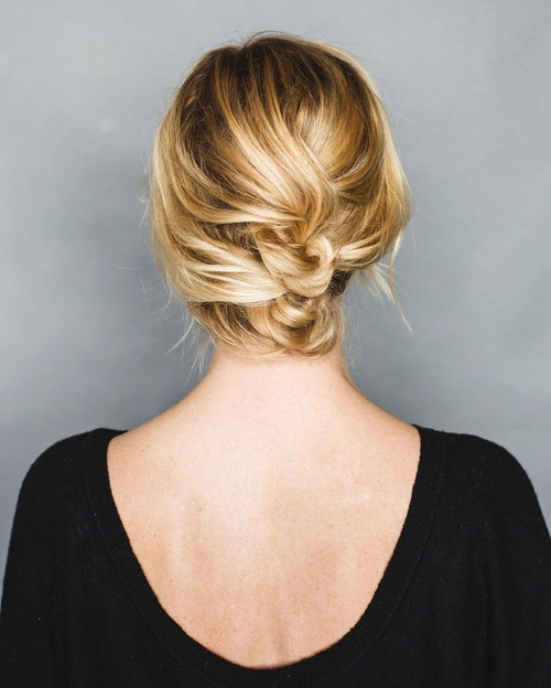 ASY HOLIDAY UPDO FOR SHORT HAIR