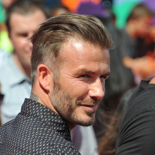 David Beckham Hairstyle Slicked Back Hair