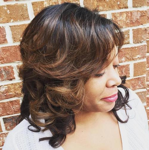 Hairstyles for Women Over 40 Low key Curls and Coifs