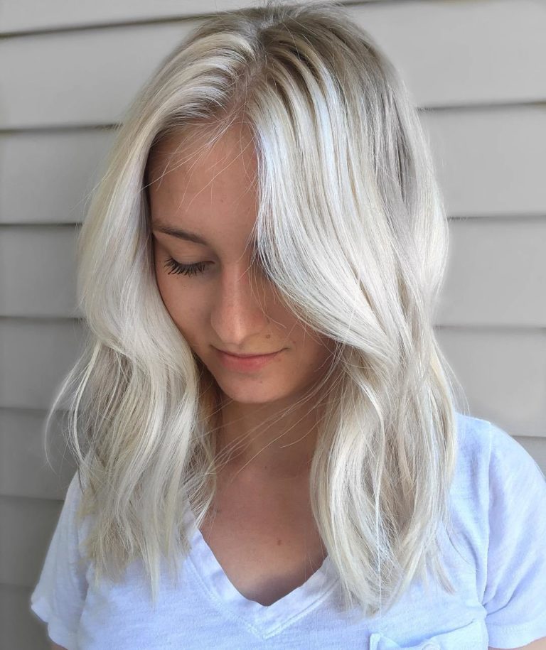 SILVER BLONDE HAIR COLOR