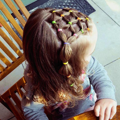 SIMPLE CUTE HAIRSTYLE FOR BABY GIRL