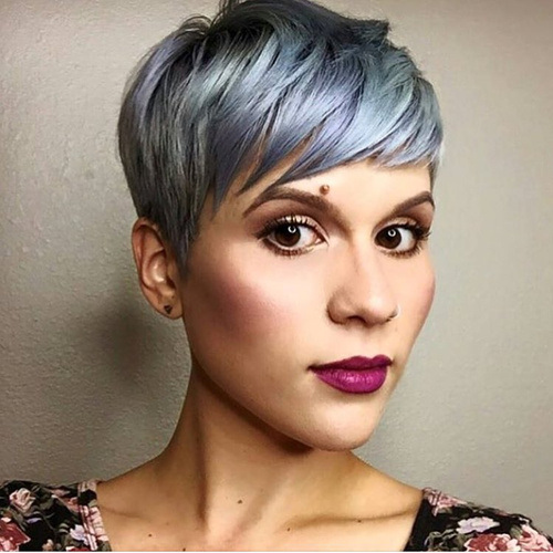CLASSICAL SHORT PIXIE IN PASTEL BLUE