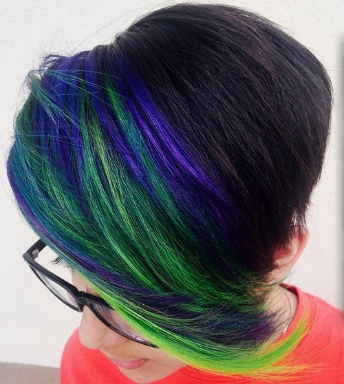 GREEN AND BLUE STREAKS