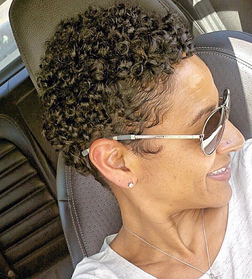 Natural Curly Pixie
