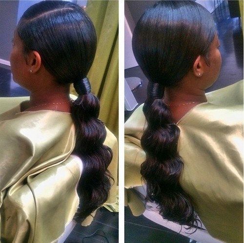 ponytail black hairstyles