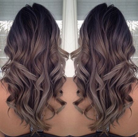 Long hairstyle with sophisticated ombre