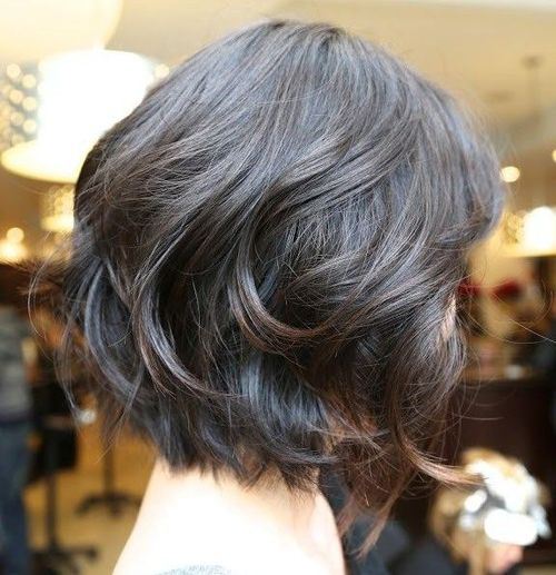 Medium Curly Bob Hairstyle with Fabulous Volume