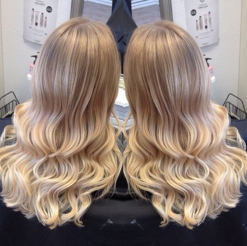 Bright Blonde Curls