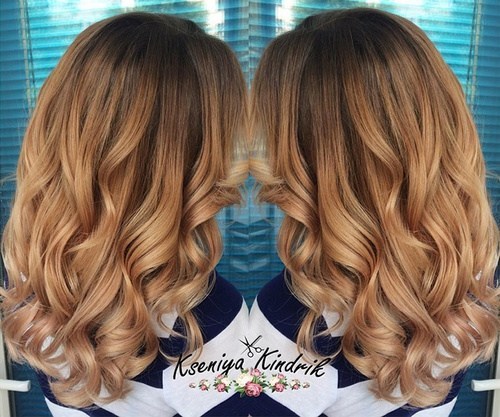Glamorous Copper Curls