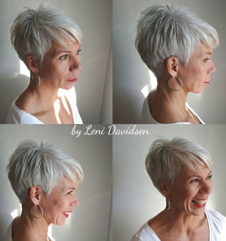 Tapered silver pixie
