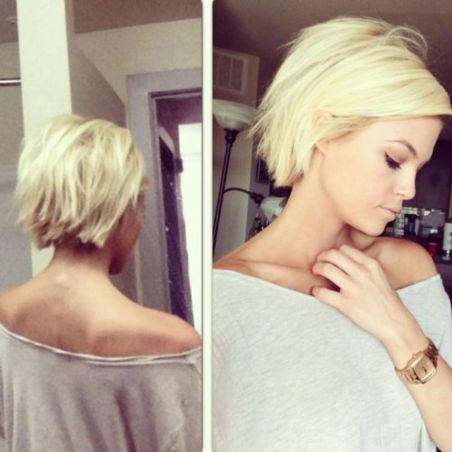 Short cropped hairstyle