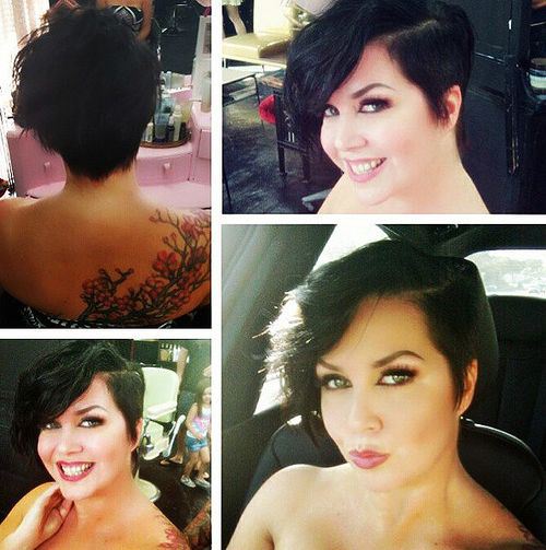 LONG VINTAGE PIXIE HAIRSTYLE