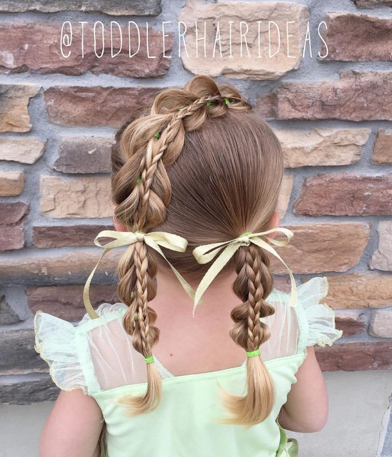 TODDLER BRAIDED HAIRSTYLE