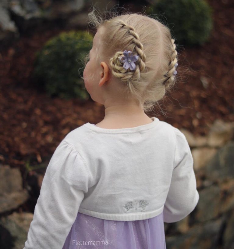 TODDLER UPDO HAIRSTYLE