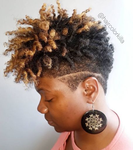 African American long top short sides hairstyle
