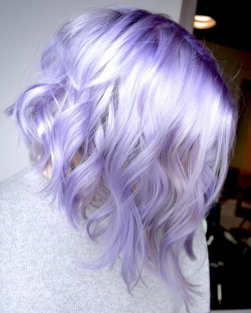 Metallic Lilac Hair